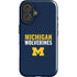 University of Michigan Wolverines M iPhone 16 Plus Impact Case